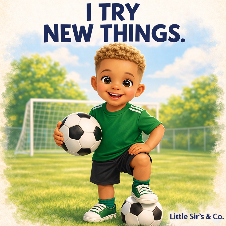 Little Sir Affirmations: I Try New Things